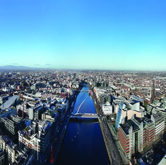 Vue urbaine illustrant l'aménagement du territoire